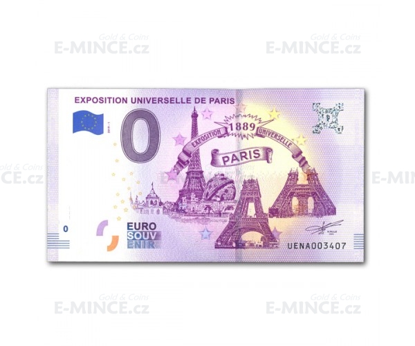 Bankovky Euro Suvenir 2019